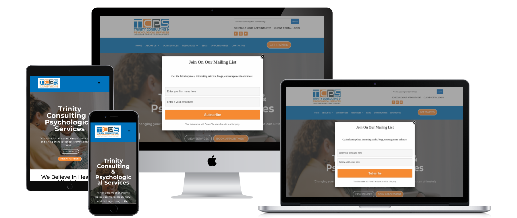 webpage conversion - web design for tcps