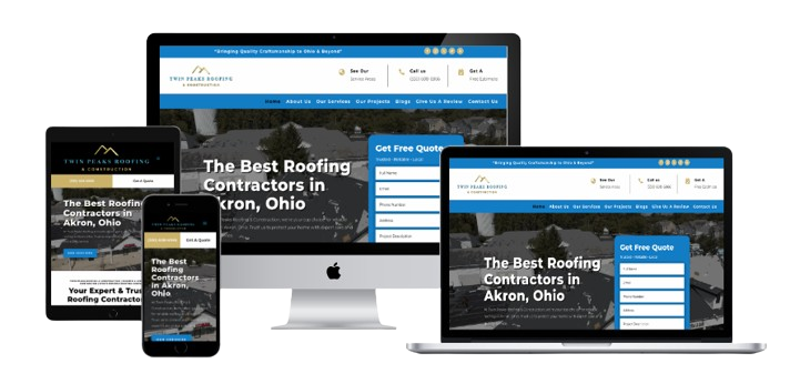 website design for contractor