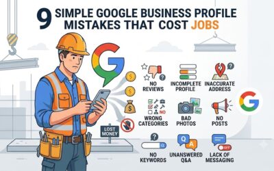 9 Google Business Profile Mistakes That Are Quietly Costing Contractors Jobs